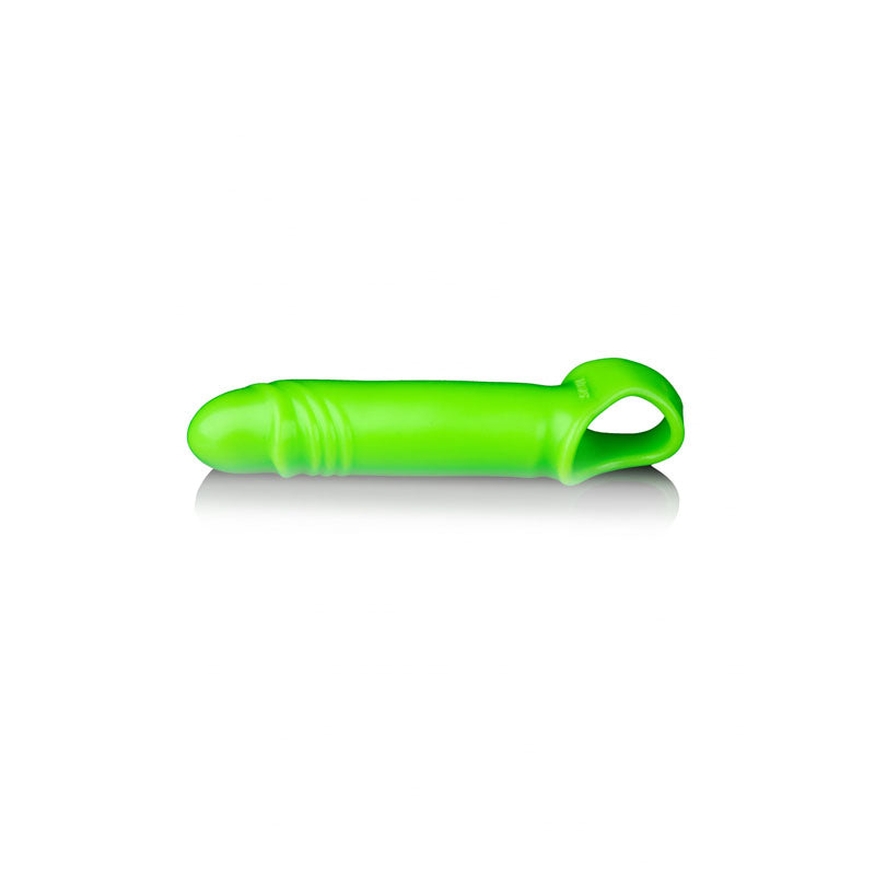 OUCH! Glow In The Dark Smooth Stretchy Penis Sleeve-(ou740glo) - OU740GLO