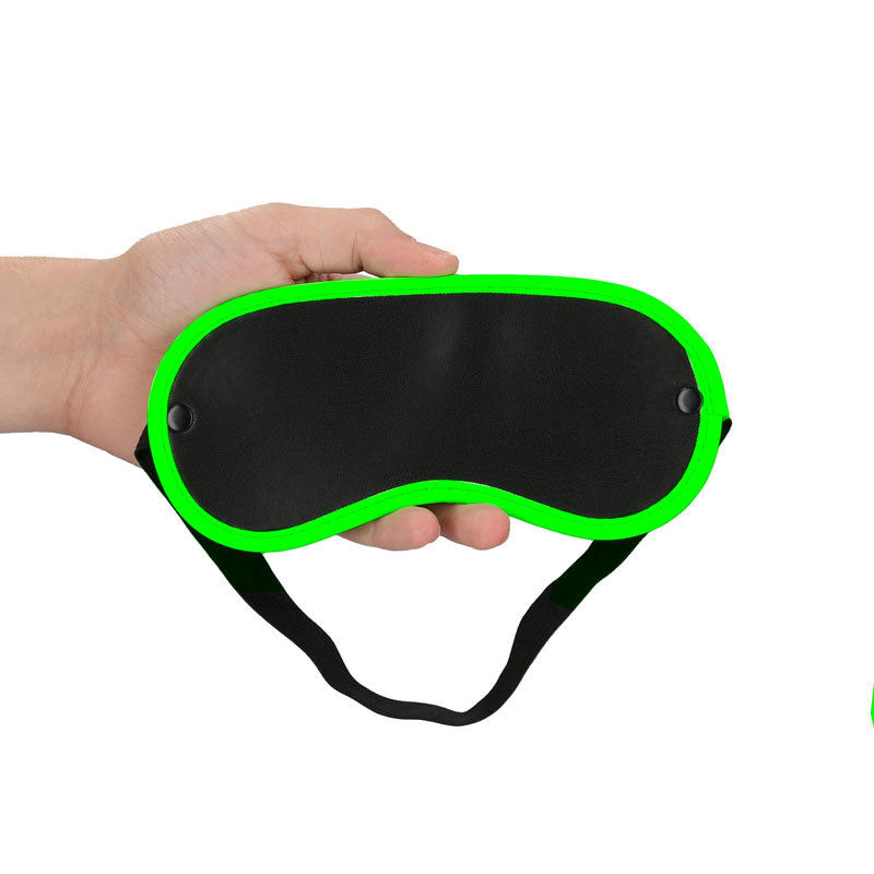 OUCH! Glow In The Dark Eye Mask-(ou752glo) - OU752GLO