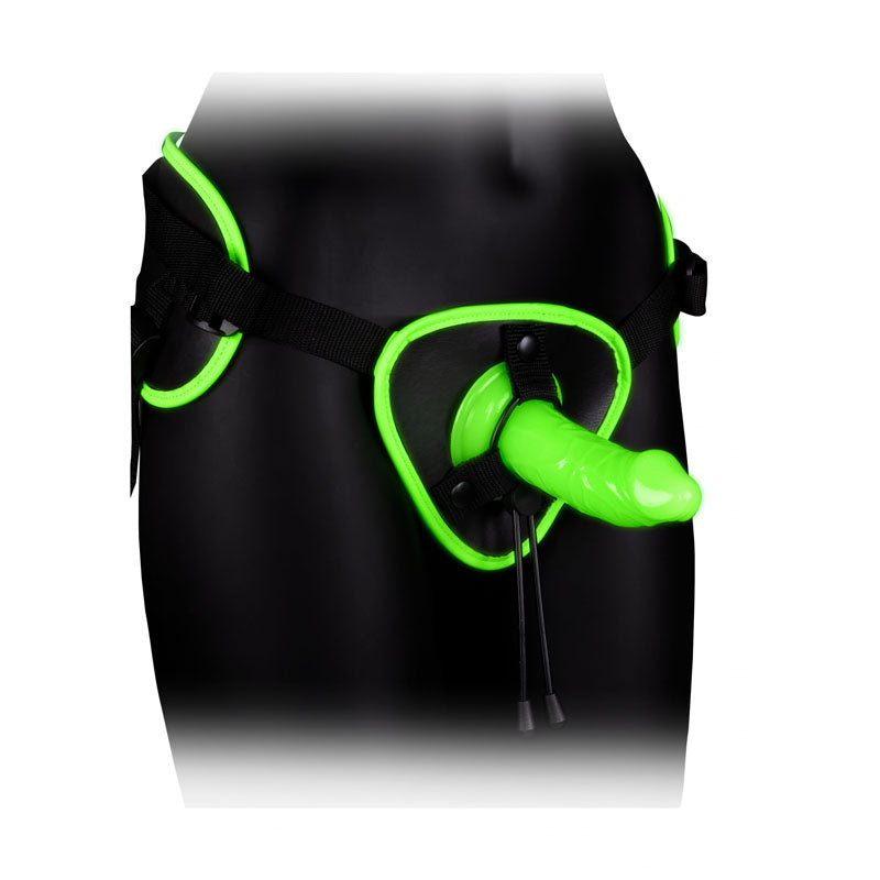 OUCH! Glow In The Dark Strap-on Harness-(ou764glo) - OU764GLO