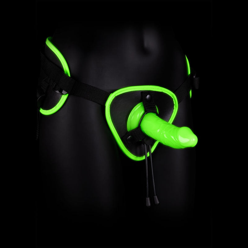 OUCH! Glow In The Dark Strap-on Harness-(ou764glo) - OU764GLO