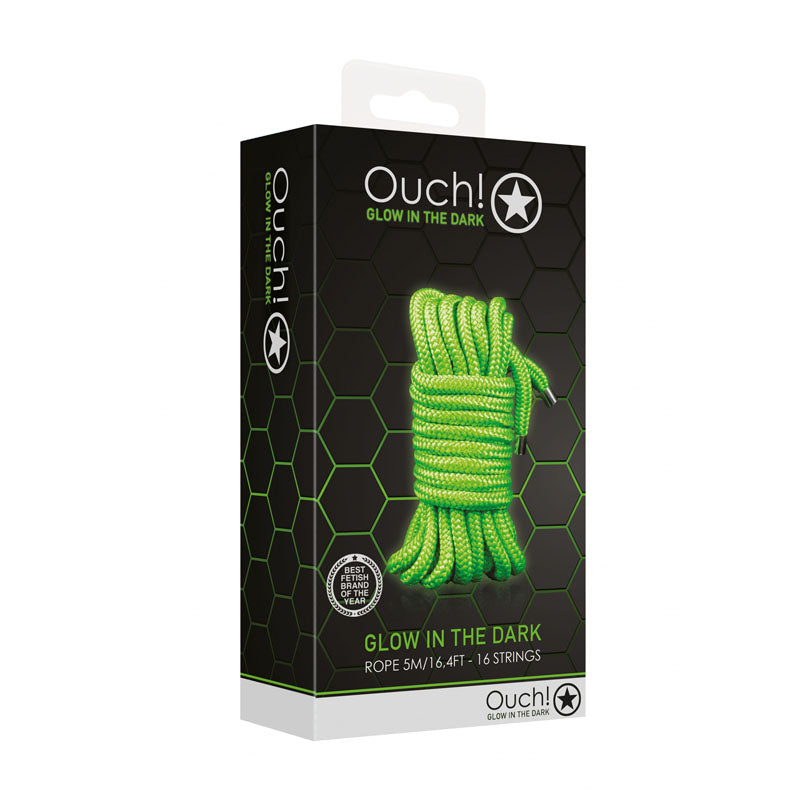 OUCH! Glow In The Dark Rope - 5m-(ou766glo) - OU766GLO