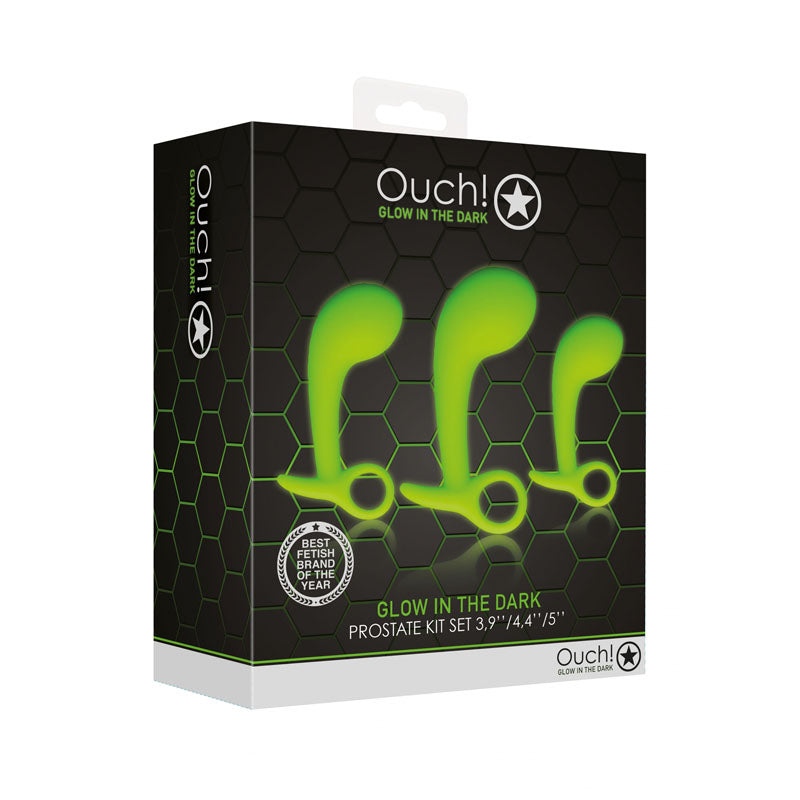 OUCH! Glow In The Dark Prostate Kit-(ou788glo) - OU788GLO