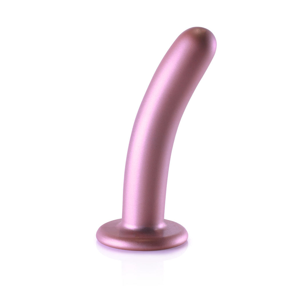 OUCH! Smooth Silicone G-Spot Dildo - 6'' / 14.5 cm-(ou820ros) - OU820ROS