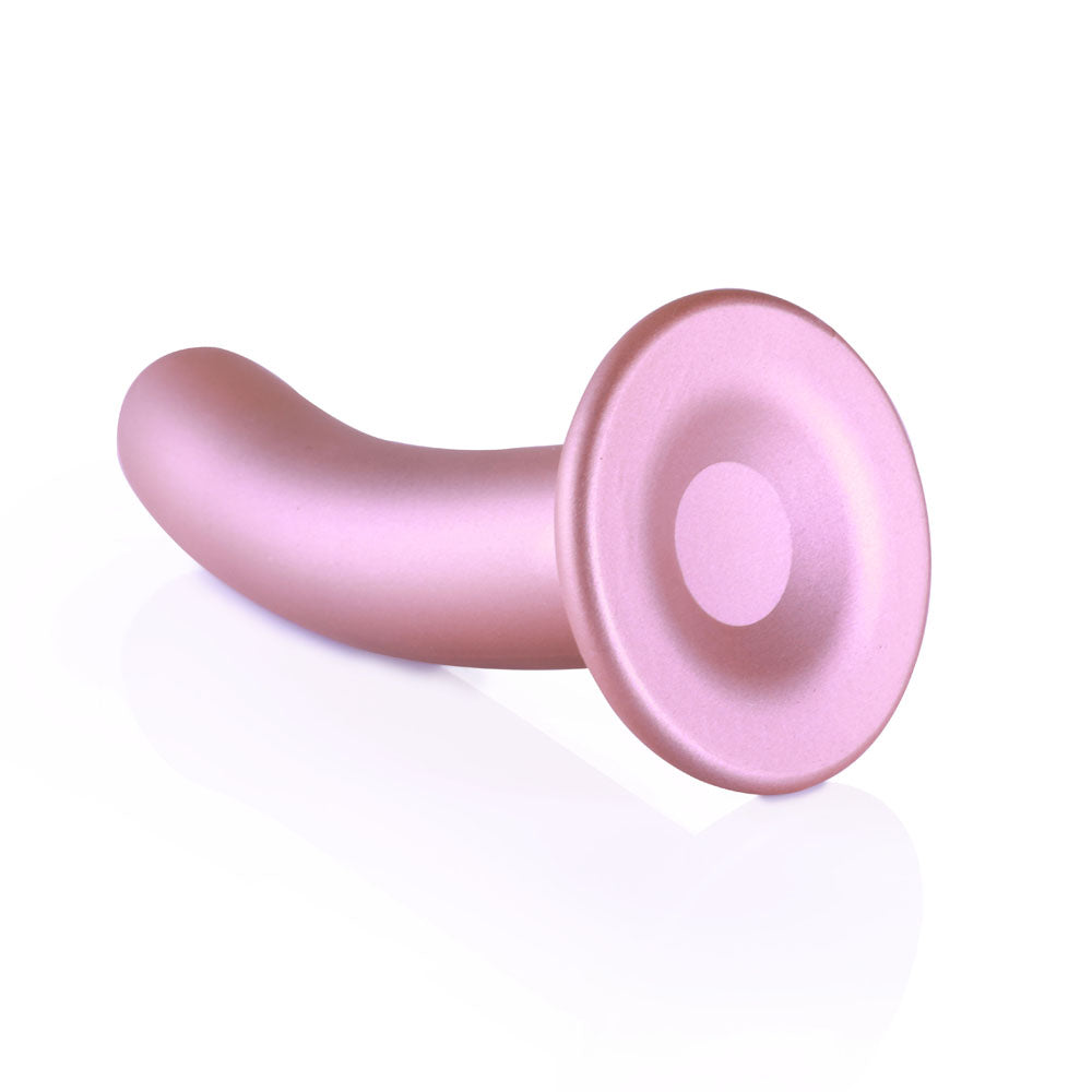 OUCH! Smooth Silicone G-Spot Dildo - 6'' / 14.5 cm-(ou820ros) - OU820ROS