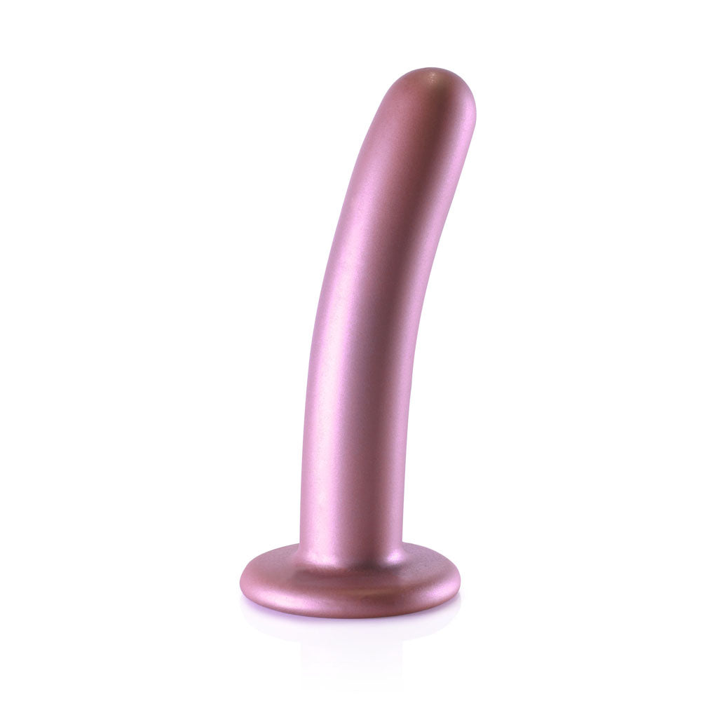 OUCH! Smooth Silicone G-Spot Dildo - 6'' / 14.5 cm-(ou820ros) - OU820ROS