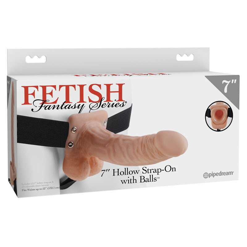 Fetish Fantasy Series 7'' Hollow Strap-On With Balls-(pd3373-21) - PD3373-21