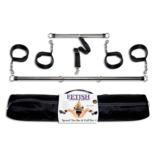 Fetish Fantasy Series Spread 'em Bar & Cuff Set-(pd3716-00) - PD3716-00