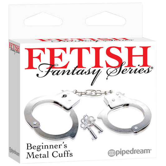 Fetish Fantasy Series Beginner's Metal Cuffs-(pd3800-00) - PD3800-00