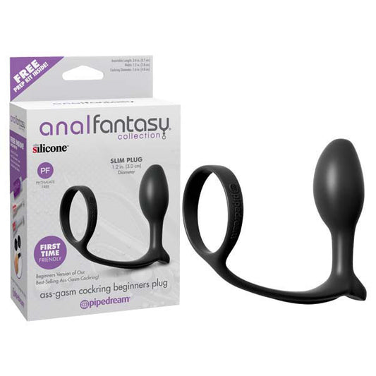 Anal Fantasy Collection Ass-Gasm Cock Ring Beginners Plug-(pd4693-23) - PD4693-23