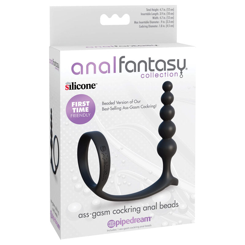 Anal Fantasy Collection Ass-Gasm Cockring Anal Beads-(pd4696-23) - PD4696-23