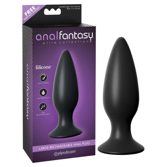 Anal Fantasy Elite Collection Large Rechargeable Anal Plug-(pd4774-23) - PD4774-23