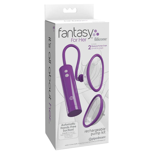 Fantasy For Her Rechargeable Pump Kit-(pd4966-12) - PD4966-12