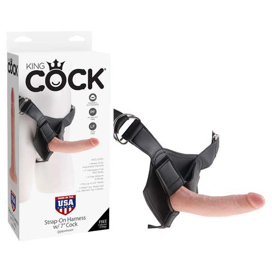 King Cock Strap-On Harness With 7'' Cock-(pd5622-21) - PD5622-21