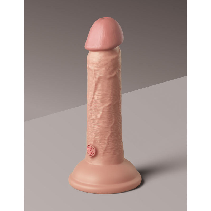 King Cock Elite 6'' Dual Density Cock - Flesh-(pd5770-21) - PD5770-21