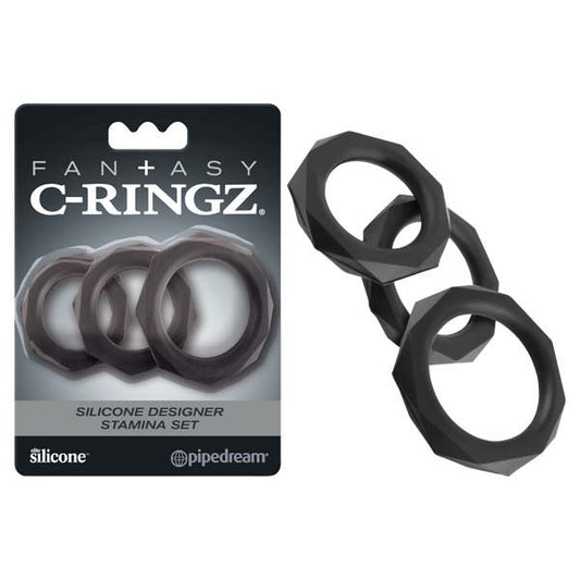 Fantasy C-Ringz Silicone Designer Stamina Set-(pd5967-23) - PD5967-23