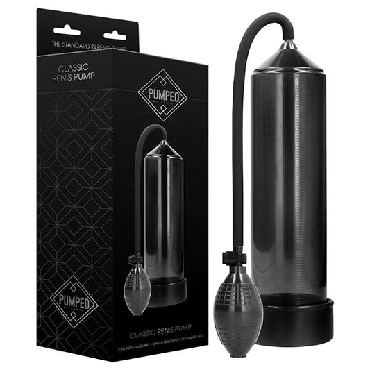 Pumped Classic Penis Pump-(pmp001blk) - PMP001BLK