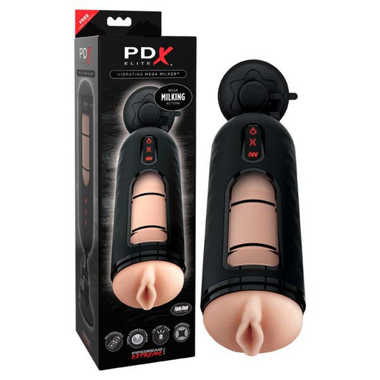 Pipedream Extreme Toyz Elite Vibrating Mega Milker-(rd525) - RD525