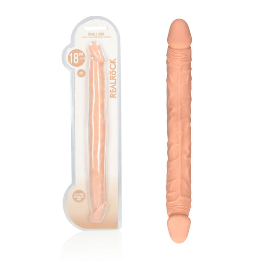 REALROCK 18'' Double Dildo-(rea103fle) - REA103FLE