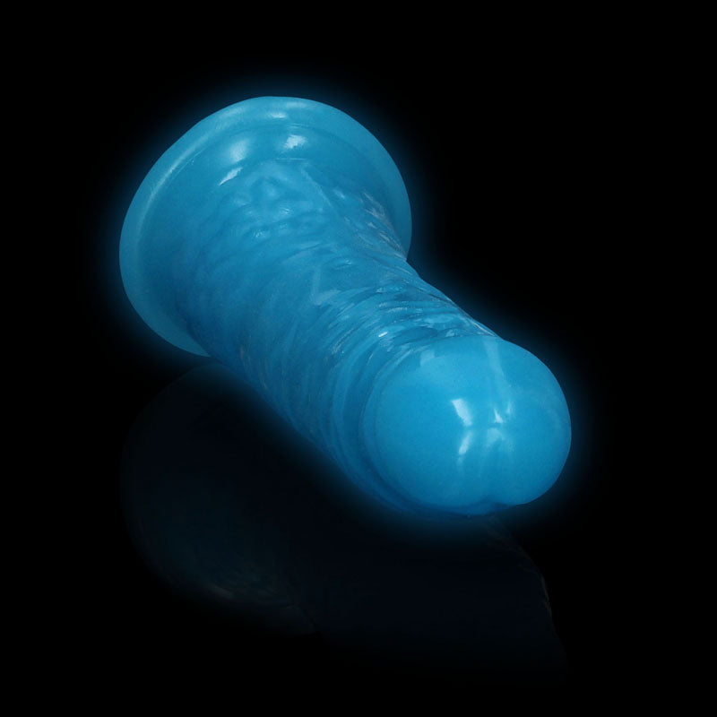 REALROCK 15.5 cm Slim Glow in the Dark Neon - Blue-(rea141globlu) - REA141GLOBLU