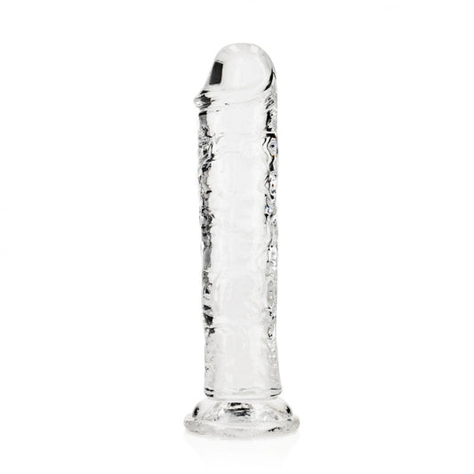 REALROCK 20 cm Straight Dildo - Clear-(rea152tra) - REA152TRA