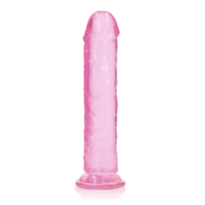 REALROCK 25 cm Straight Dildo - Pink-(rea154pnk) - REA154PNK