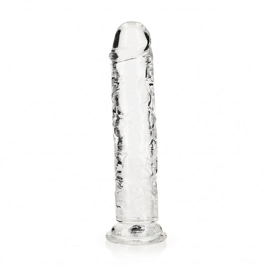 REALROCK 25 cm Straight Dildo - Clear-(rea154tra) - REA154TRA