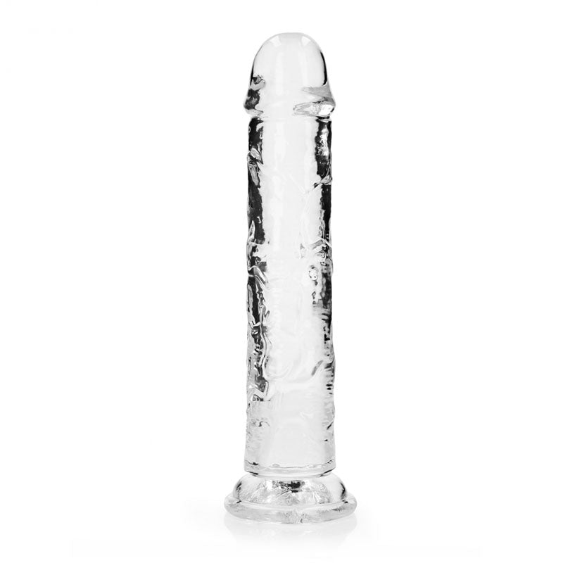 REALROCK 25 cm Straight Dildo - Clear-(rea154tra) - REA154TRA