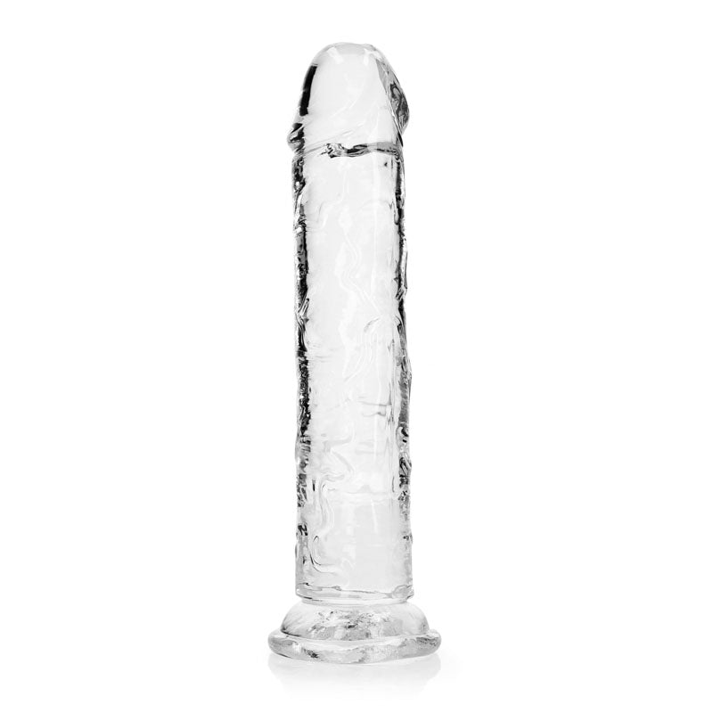 REALROCK 25 cm Straight Dildo - Clear-(rea154tra) - REA154TRA