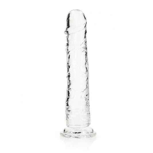 REALROCK 31 cm Straight Dildo - Clear-(rea156tra) - REA156TRA