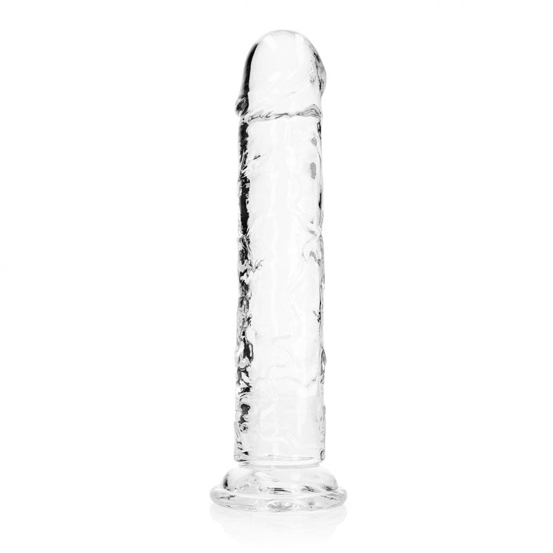 REALROCK 31 cm Straight Dildo - Clear-(rea156tra) - REA156TRA