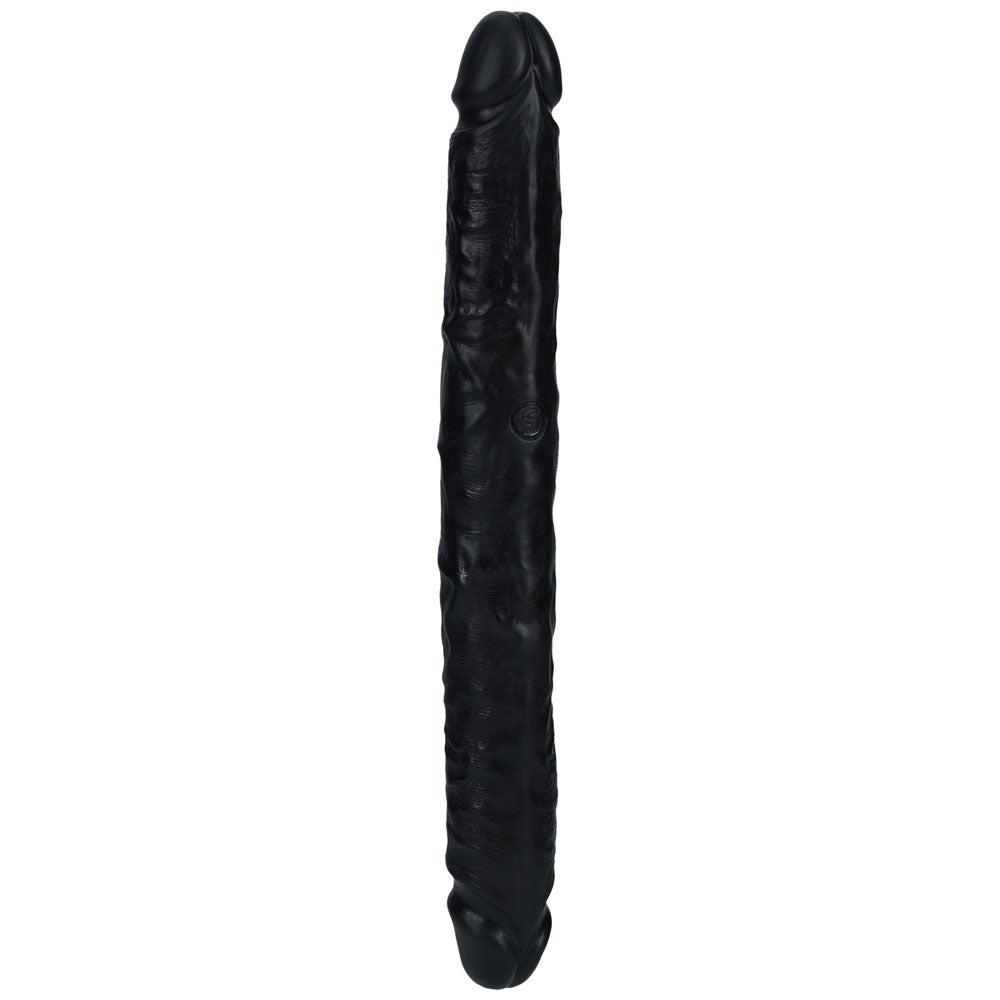 REALROCK 30cm Slim Double Dildo - Black-(rea183blk) - REA183BLK