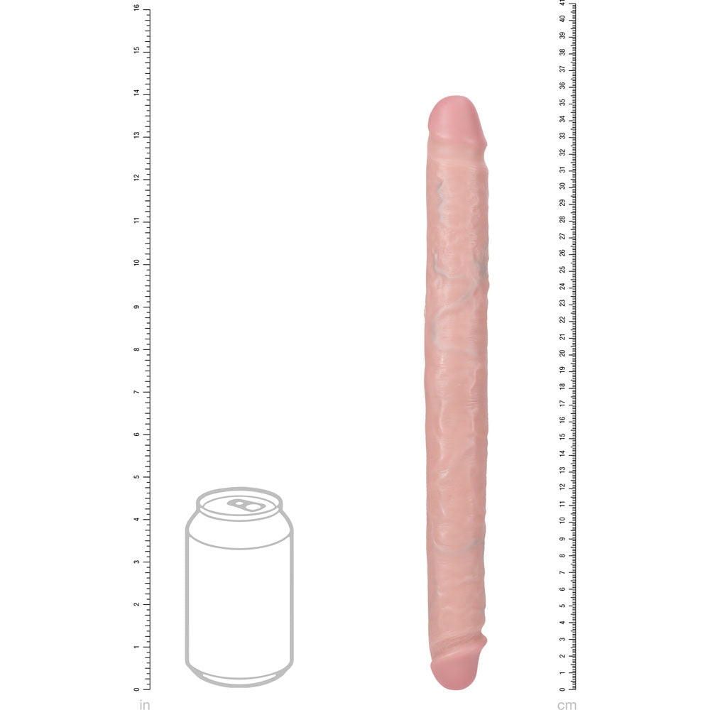 REALROCK 35cm Slim Double Dildo - Flesh-(rea184fle) - REA184FLE