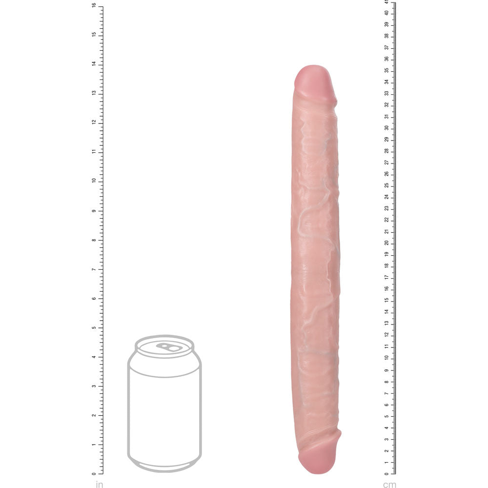 REALROCK 35cm Thick Double Dildo - Flesh-(rea185fle) - REA185FLE