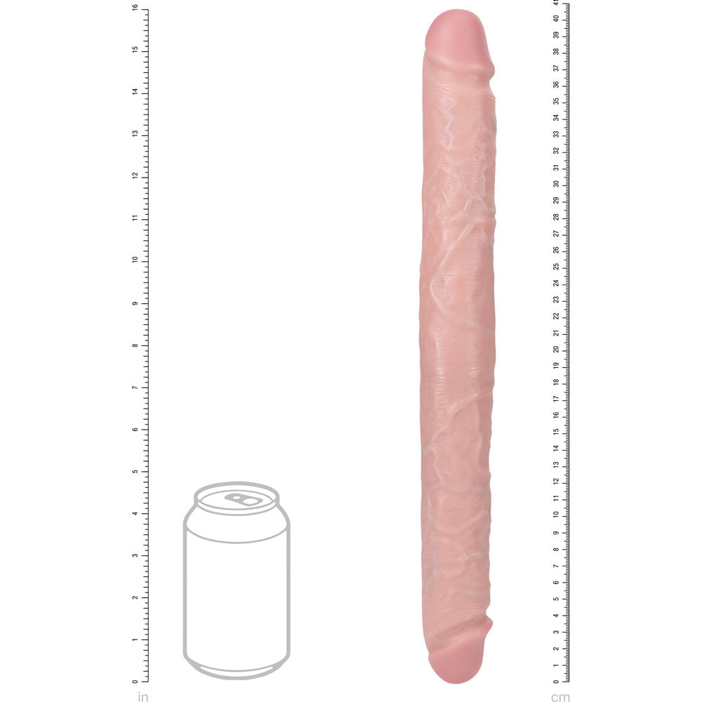 REALROCK 40cm Thick Double Dildo - Flesh-(rea186fle) - REA186FLE