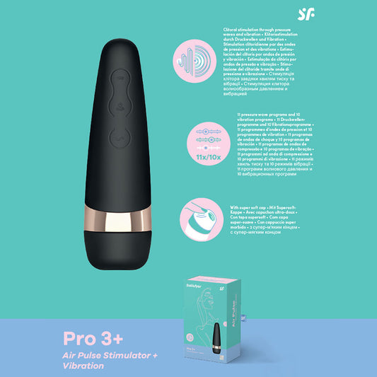 Satisfyer Pro 3+-(satpro3v) - SATPRO3V