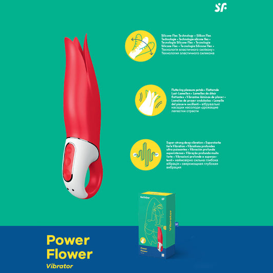 Satisfyer Vibes - Power Flower-(satv-pf) - SATV-PF