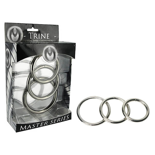 Master Series Trine Steel Ring Collection-(sp132) - SP132