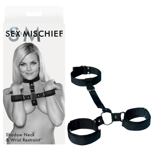 Sex & Mischief Shadow Neck and Wrist Restraint-(ss09910) - SS09910