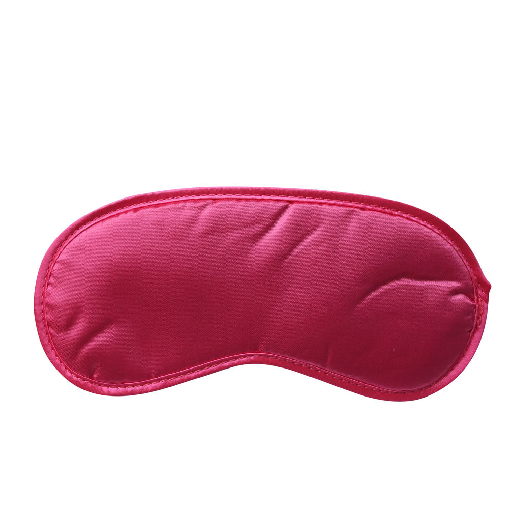 Sex & Mischief Satin Blindfold Hot Pink-(ss10004) - SS10004