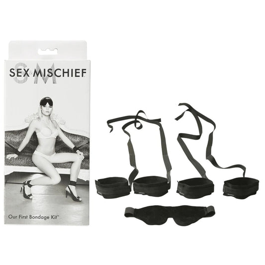 Sex & Mischief Our First Bondage Kit Black-(ss93006) - SS93006