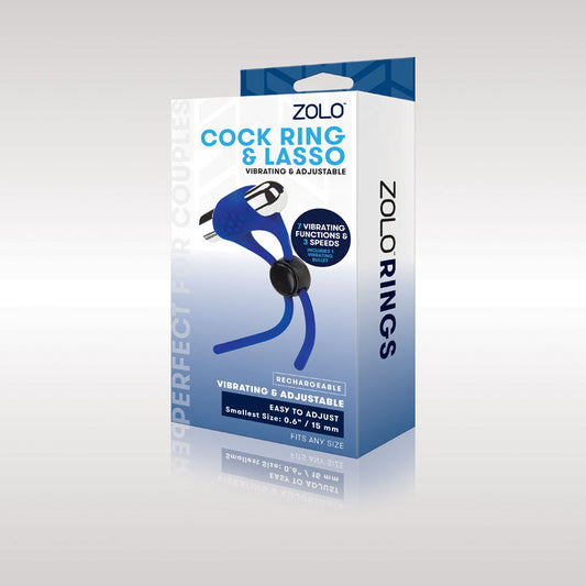 Zolo Rechargeable Cock Ring & Lasso-(zo-6037) - ZO-6037